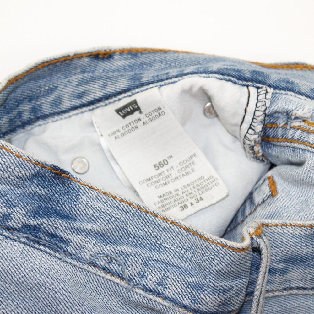 Levi’s Vintage Levi’s Jean Shorts with Lace Patch - Picture 5 of 7